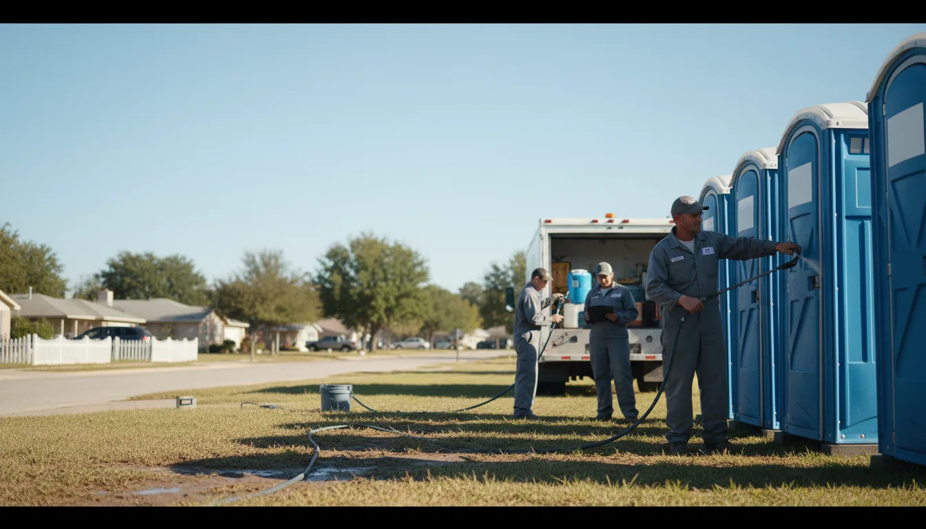 Long-Term Portable Toilet Rental in Fort Calhoun, NE near me